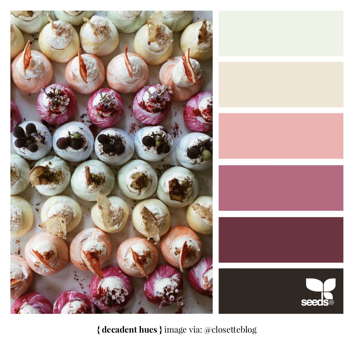shayfrom_thebay's tweet image. Color Palette of The Day: Decadent Hues #DesignSeeds #Color