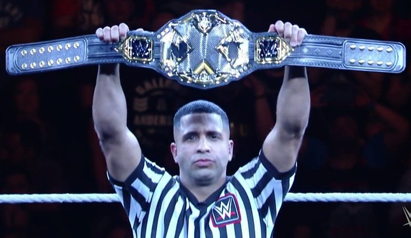 FunSquared's tweet image. Finally a @WWENXT NXT woman's title without Brad Maddox all over it.