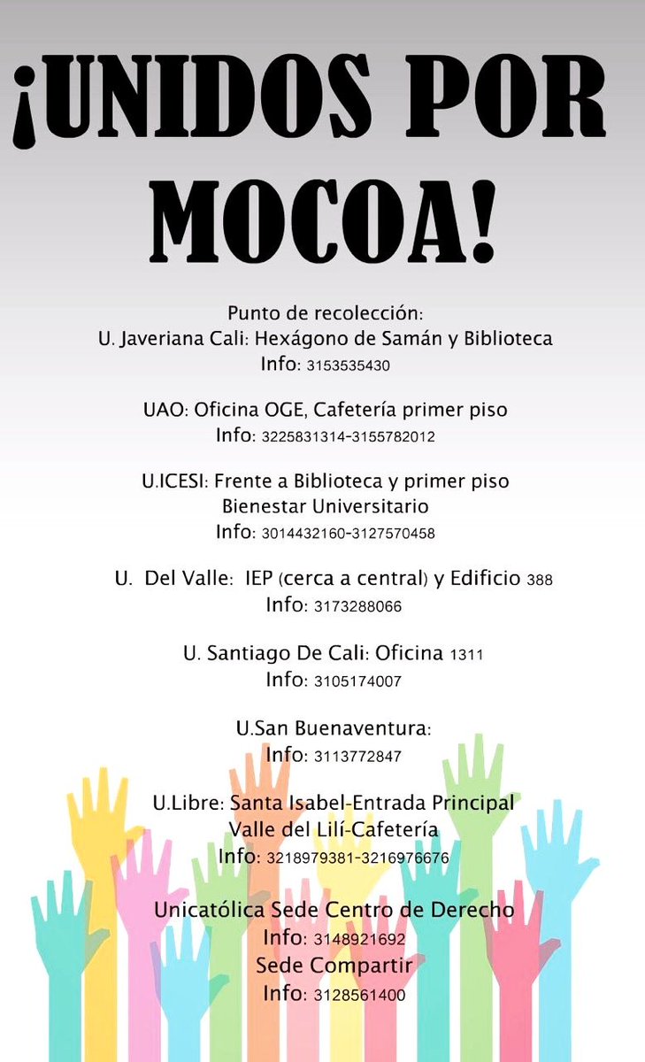 informateuao's tweet photo. Es en momentos como estos en los cuales nos unimos para ayudar a los que nos necesitan. Acércate a cualquiera de estos puntos de recolección https://t.co/LDOUCGm3MQ