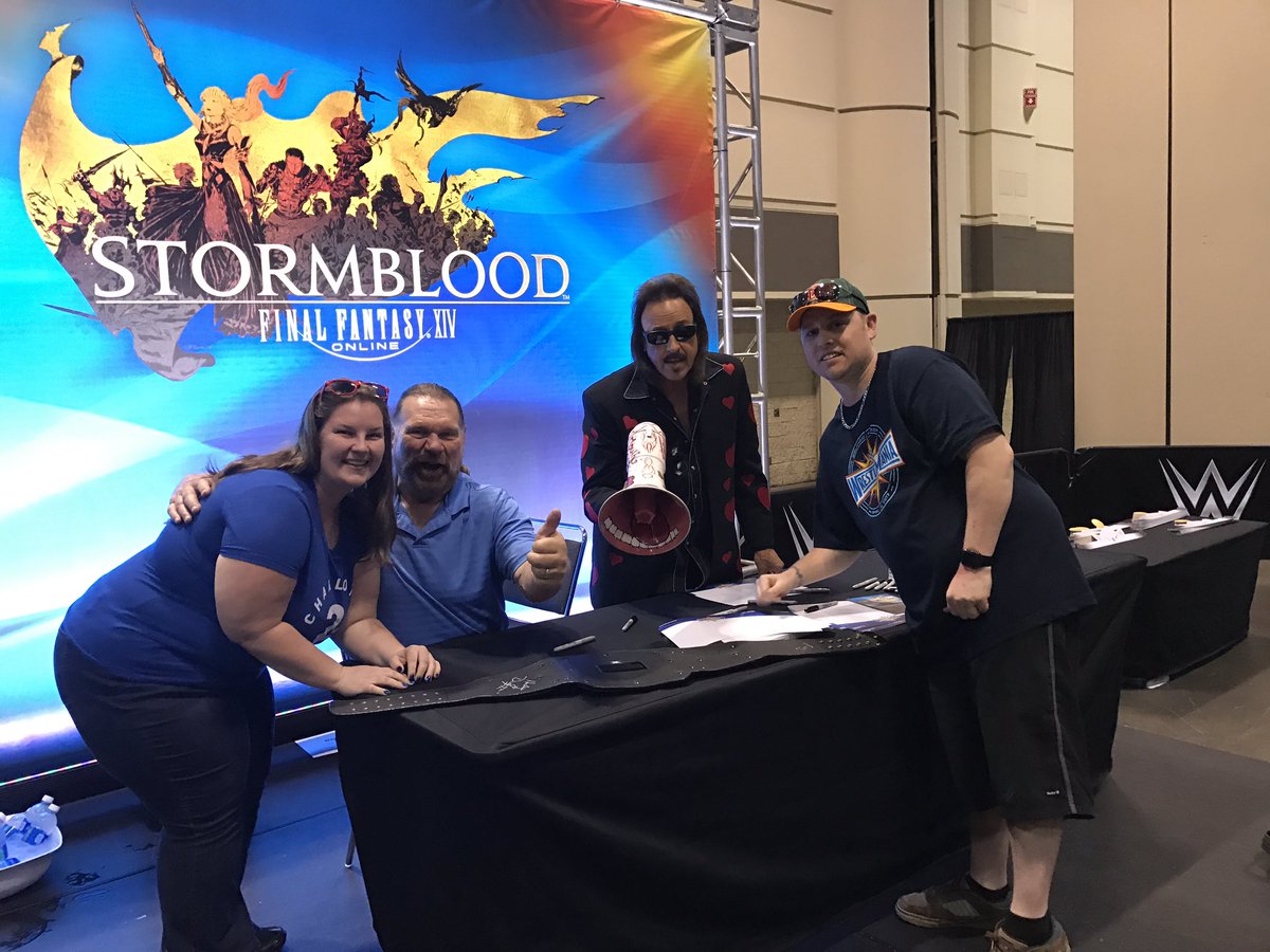 blademyers's tweet photo. Got to meet these 2 awesome guys. @OfficialHacksaw @RealJimmyHart https://t.co/UICuXTcZY1