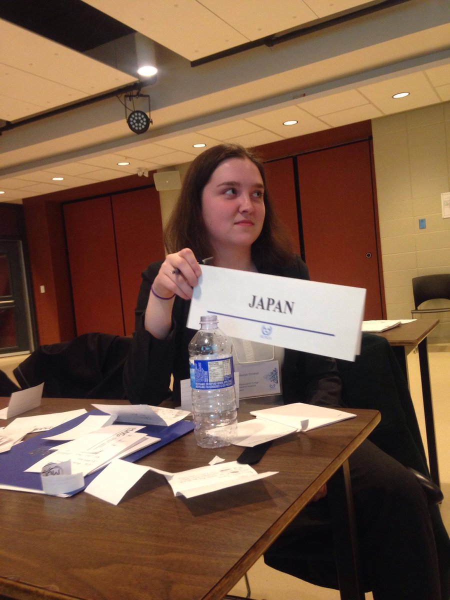 MUNChGuardian's tweet photo. China knew and helped the South Korean hacker to enter North Korea: Japan's delegate. #MUNCh2017 https://t.co/hffGzRUqQv