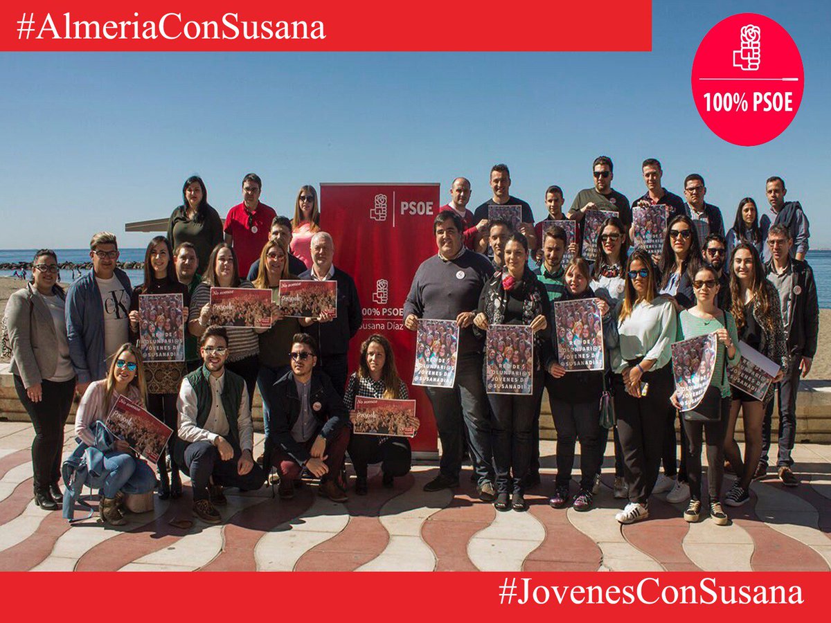 JovenANDSusana's tweet photo. Hoy se ha presentado en #Almería la Red de Jóvenes voluntarios de @susanadiaz  #AlmeríaConSusana #JóvenesConSusana https://t.co/swdX9omjEY