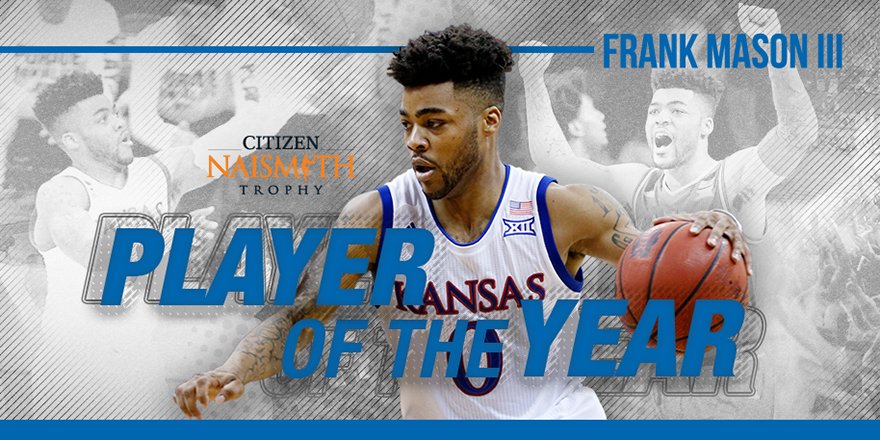 The <a href="/NaismithTrophy/">Naismith Awards</a> goes to... <a href="/FrankMason0/">Frank Mason</a>!!! 

kuathne.ws/2ntyg6C #kubball #RockChalk