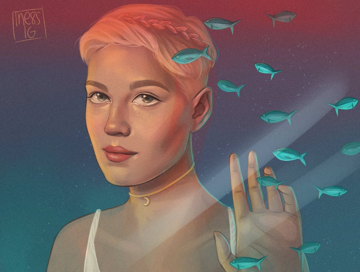 ine8s's tweet photo. just me being extra (as always) with my @halsey art 🌙 (that 1996 romeo&amp;juliet reference tho) (IG: ine8s) https://t.co/d11J1PcrSL
