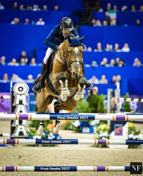Good luck to Denis Lynch in <a href="/fei_global/">The FEI</a> World Cup Jumping Final tonight. Go #teamireland picture @TeamIRLEq