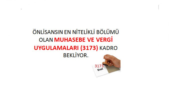 duruduru2012's tweet photo. #3173ÖnlisansMuhasebeKadroBekliyor tam 3 yıldır hakkettiğimiz kadroları alamıyoruz @naci_agbal https://t.co/UiLdUv4pEN