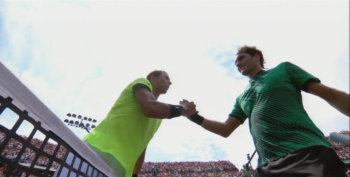 Roger Federer beats Rafael Nadal 6-3 and 6-4 to win the Miami Open https://t.co/JedOV6hWl6