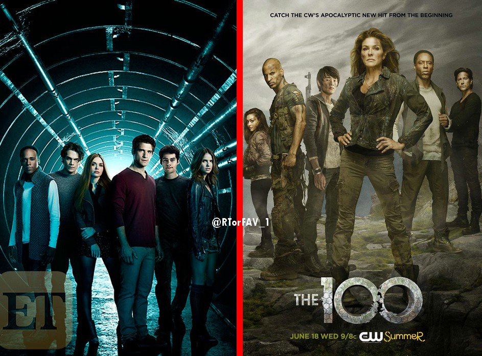 RTorFAV_1's tweet photo. REQUESTED
Most underrated tv show?
RT for Teen Wolf 
LIKE for The 100 https://t.co/BbMUfm4mPX