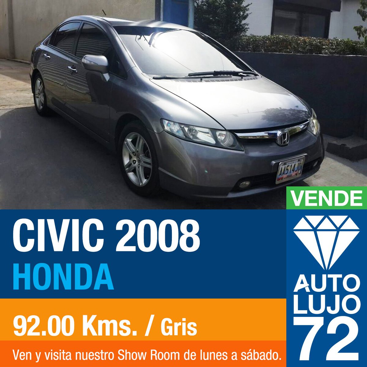 autolujo72's tweet photo. #honda #civic
COLOR: GRIS / AÑO: 2008 / 92.000 KM
Para precios visítanos o contáctanos! Calle 72 entre Avs. 11 y 12 https://t.co/OFvWiqXzw6