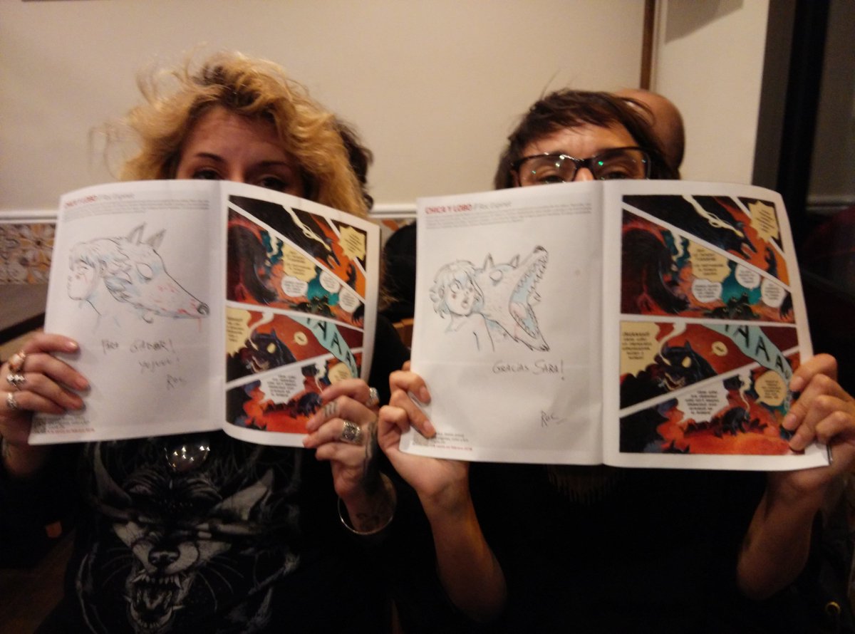 RocEspinet's tweet photo. Gracias @SaraBasart y @GadorIsern Yujuuu #chicaylobo https://t.co/9bjrDdczm5