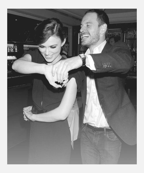 Keira Knightley and Michael Fassbender at the \"A Dangerous Method\" UK premier (2012). Happy Birthday Michael! 