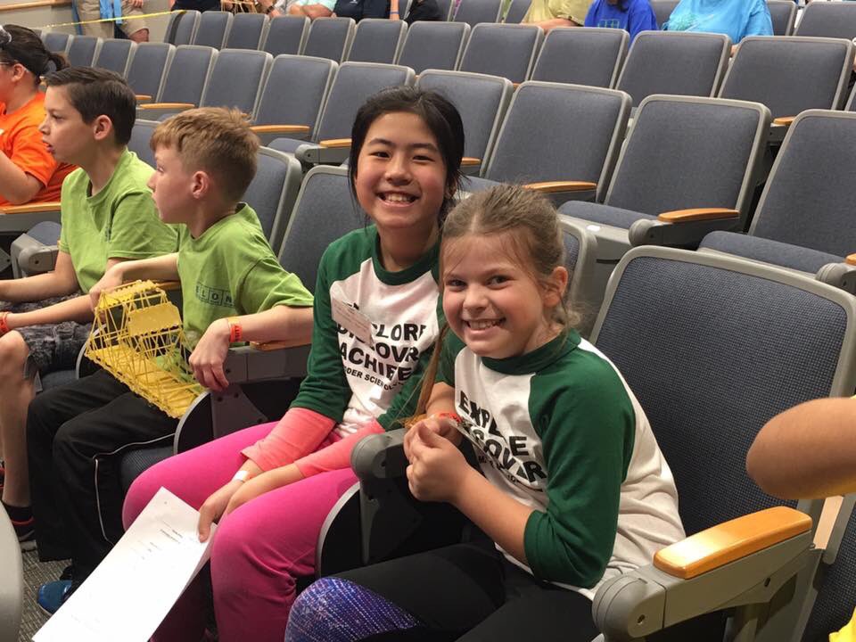 MsLauraWilliams's tweet photo. So proud of these @EMYoderElem scientists and all of their hard work on their #pastabridge. Great job, ladies! #scienceolympiad https://t.co/fiNyOabq3N