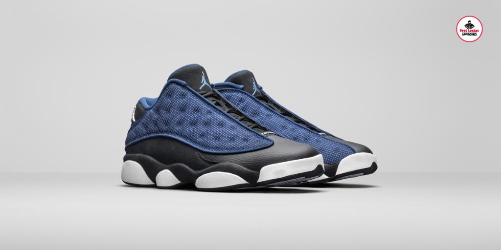 jordan 13 brave blue on feet