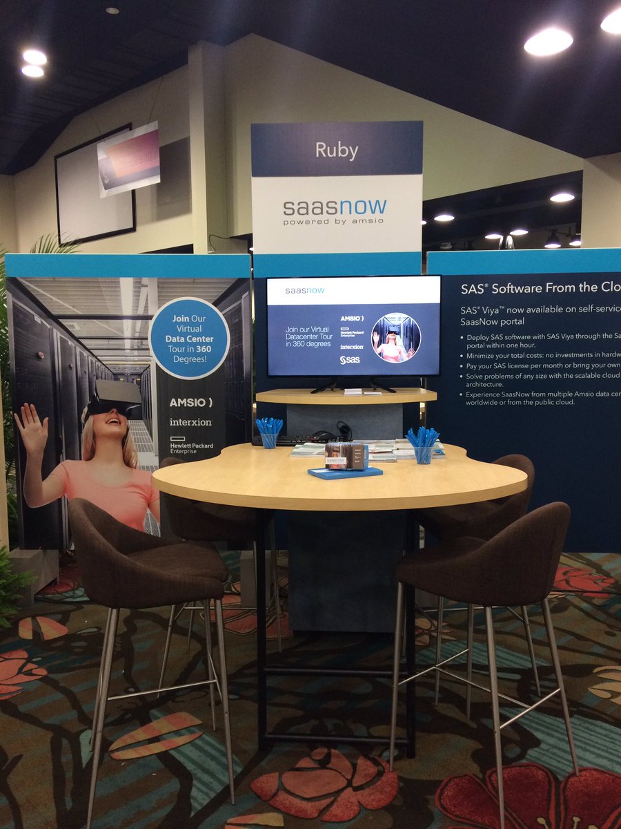 saasnow's tweet photo. Quad is open in 1 hour. Our team is looking forward to meet you! #SASGF https://t.co/4gRZHwlPPq