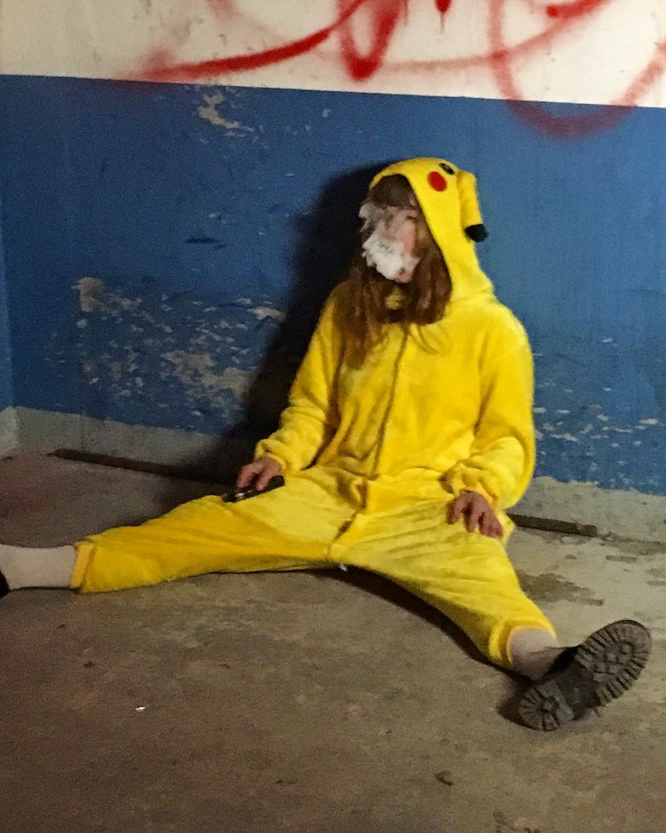 Pikachu up to no good... 🌈