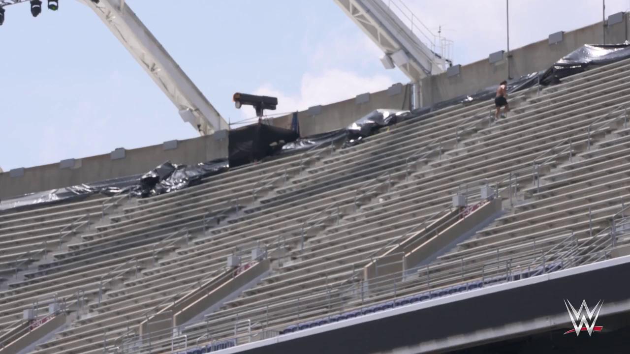 WWE on Twitter "EXCLUSIVE WWEGable has been running the steps of