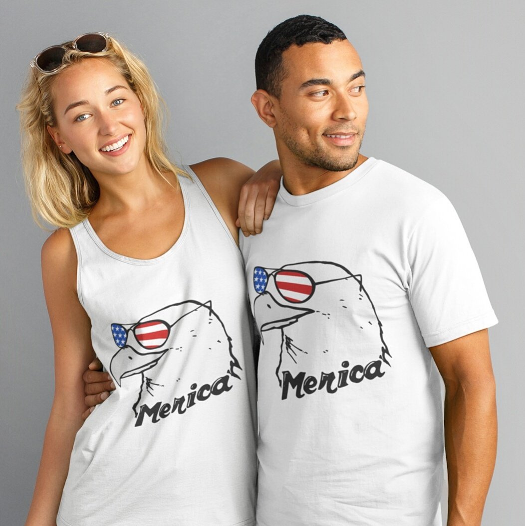 VividTs's tweet photo. Back again! Merica shirts and tanks! 
https://t.co/c9qQvOJfh8 @teespring #merica https://t.co/WXkmXOtwKk