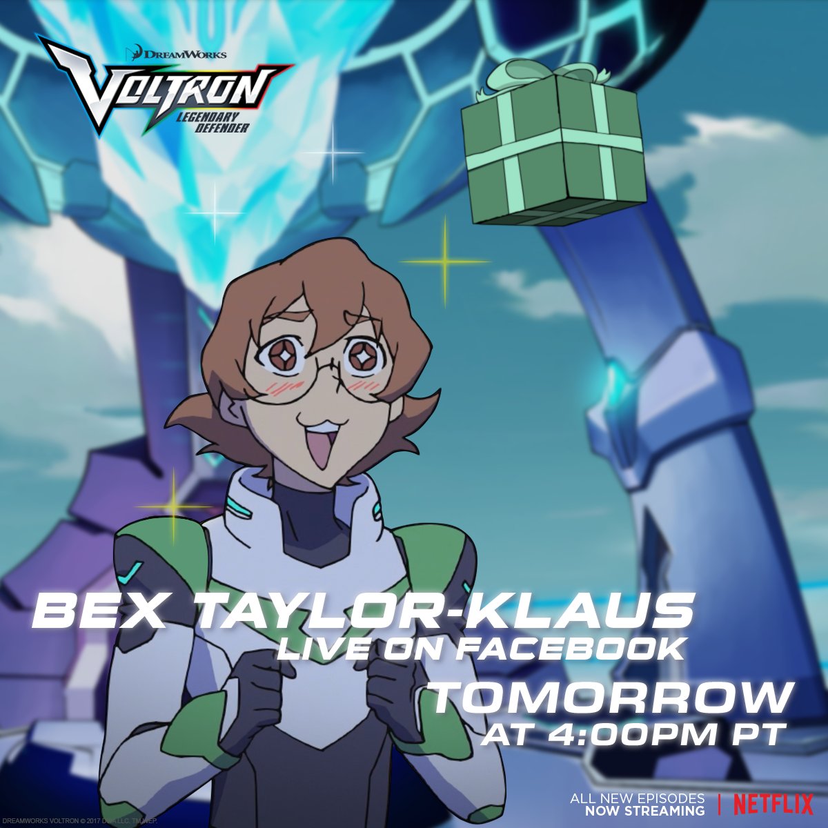 Voltron's tweet photo. Reminder! @IBexWeBex will be answering your questions tomorrow on Facebook Live at 4pm PT! #VoltronPidgeBirthday https://t.co/DBz0GL7nxV