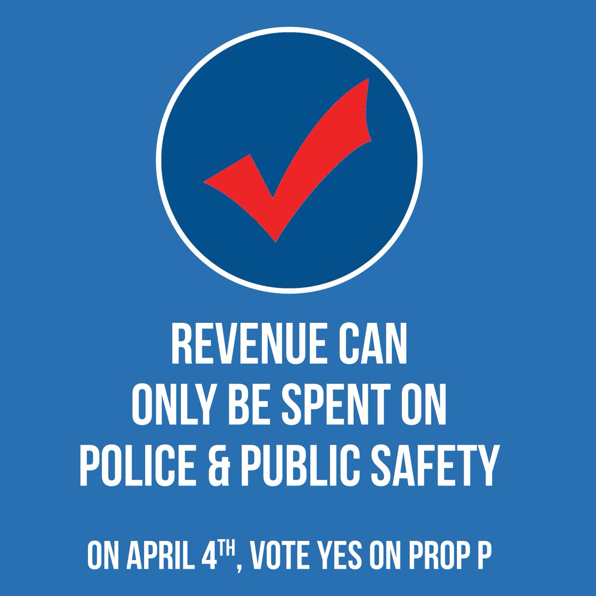 Voting YES on Prop P will provide law enforcement with the resources necessary to protect themselves &amp; residents across the county. #YesOnP