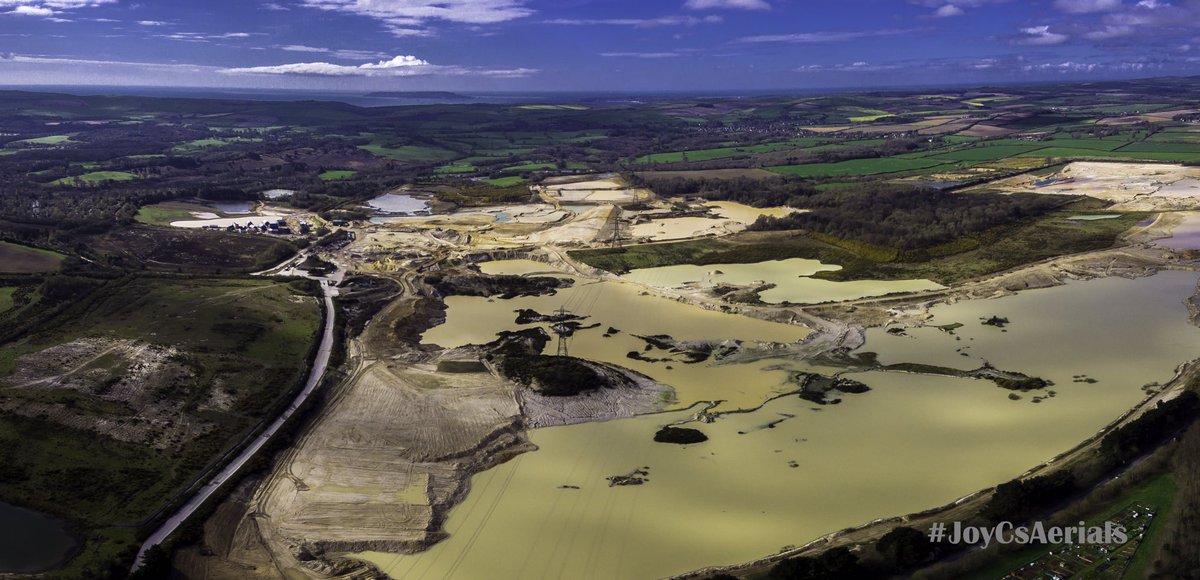 Unused quarry in Crossways. Dorset #quarry #Crossways #Dorset #dji #djidrone #joycsaerials #djiphantom