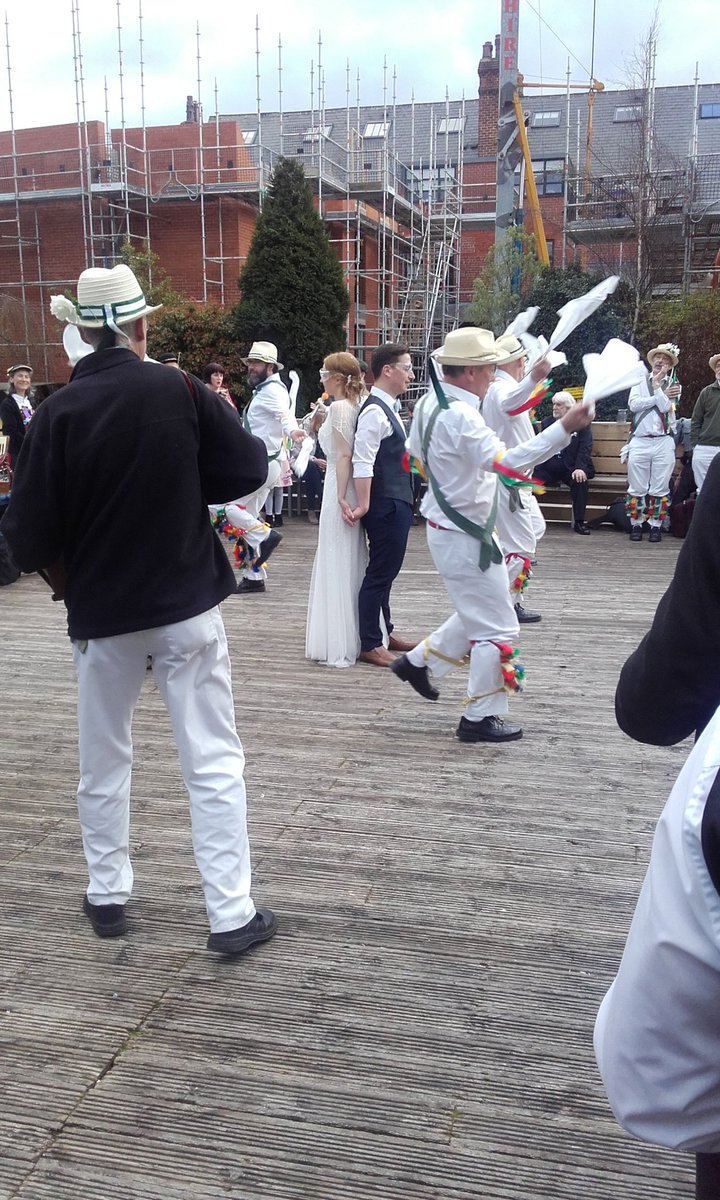 tower_ravens's tweet photo. Great day in Leeds yesterday celebrating the marriage of Katherine Raven to @thrales' Simon. Congratulations both! #rapperwedding https://t.co/ZaBEqwemLi