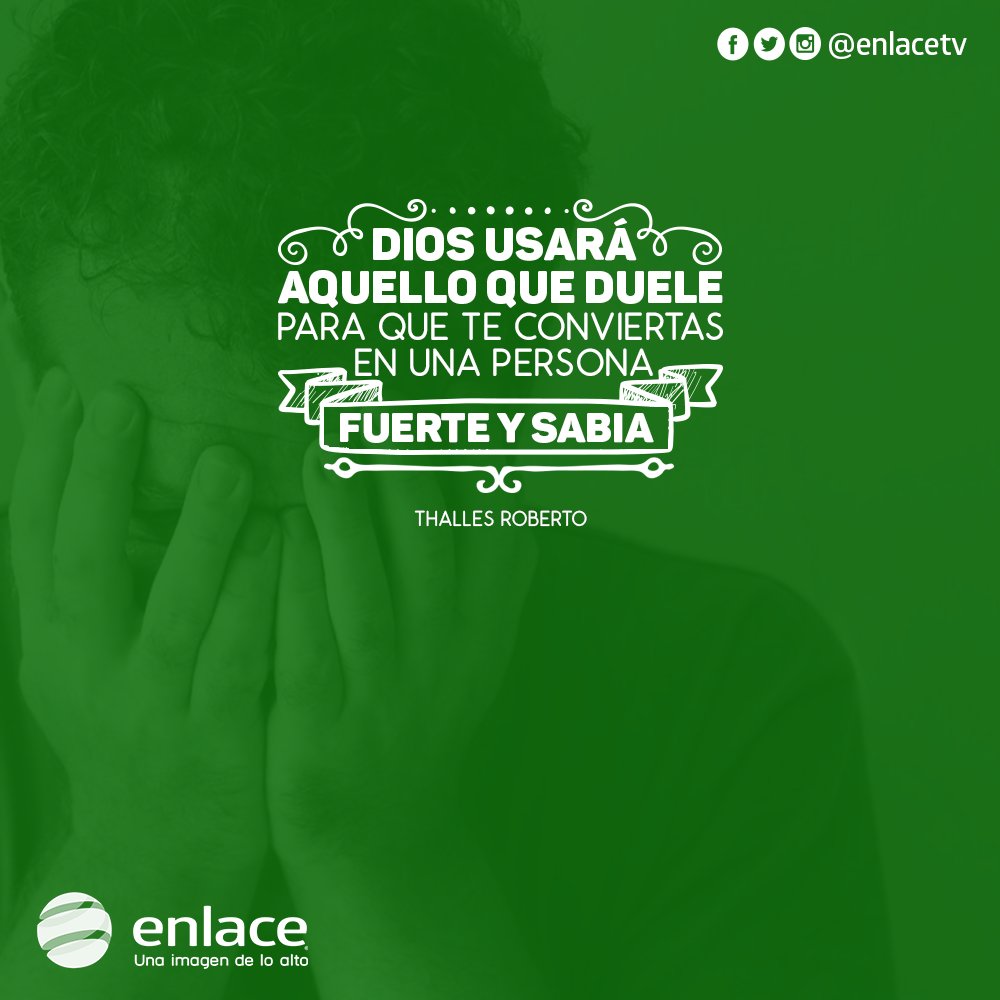 enlacetv's tweet photo. ¡No dejes que aquello que duele limite tu potencial, porque Dios lo usara para bendición! https://t.co/fIPDumJbWS