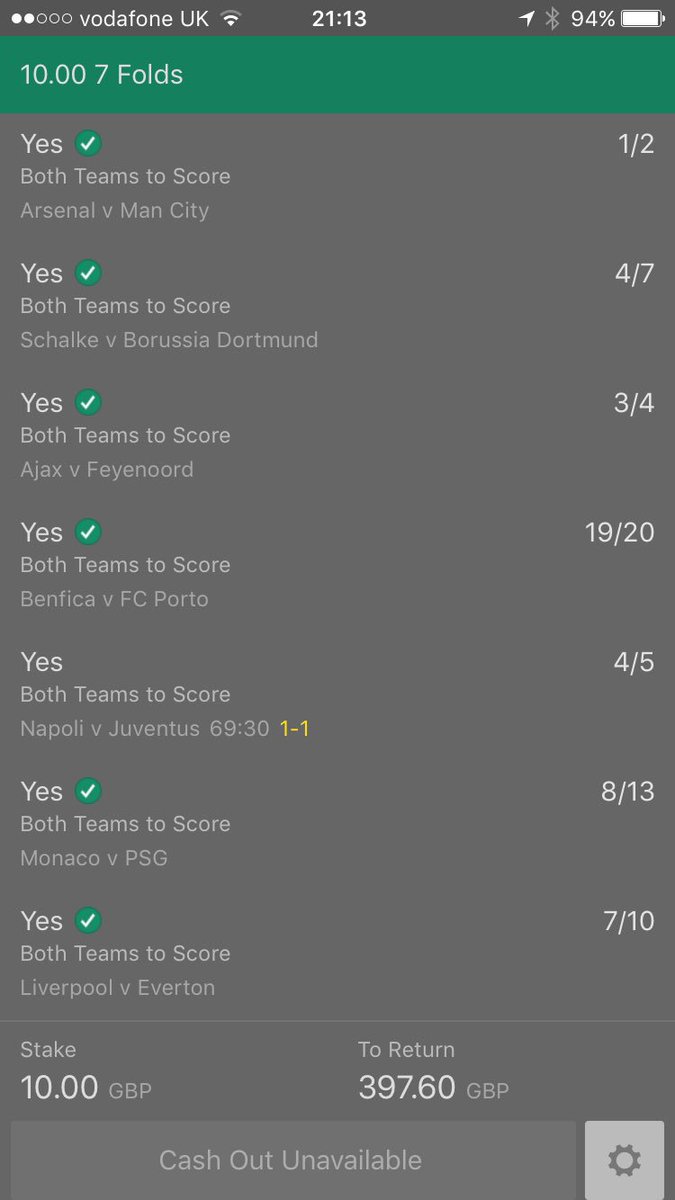 FootyAccums's tweet image. HERE IT IS MY FRIENDS!!!!!

RT AND LIKE IF YOU GOT ON WITH ME!!! 🙌🙌🙌🙌🙌🙌🙌🙌