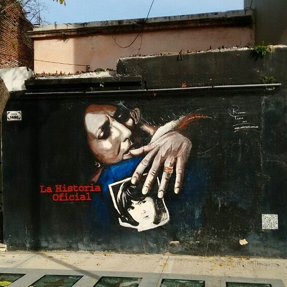 muralesba's tweet photo. "La historia oficial" por Tania Rapoport Fraga al 1400 Villa Ortuzar #buenosaires #argentina #muralesba #streetart https://t.co/dmqUrlLYzk