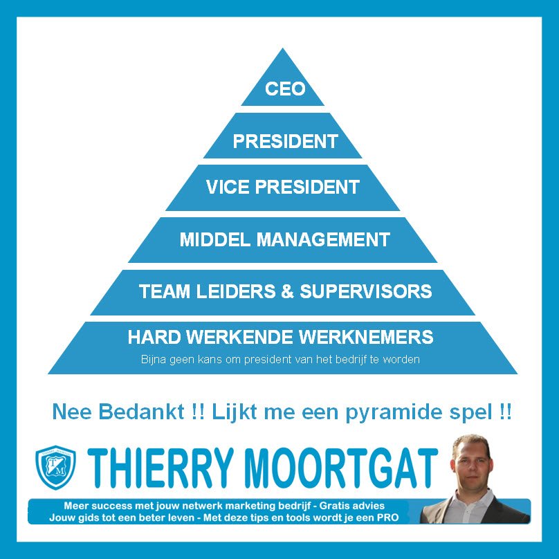 gigagadgets's tweet photo. NEE BEDANKT. Lijkt me een pyramide spel. #nlquote #mlm #multilevelmarketing #netwerkmarketing #thierrymoortgat https://t.co/Ybp79u4qkp