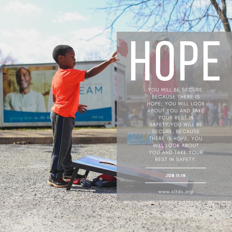 cmdreamcenter's tweet image. "You will be secure, because there is hope; you will look about you and take your rest in safety." Job 11:18