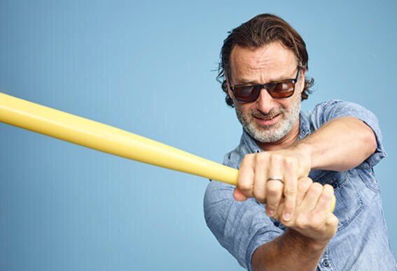 Negan: "I'm gonna Lucille somebody"
Me: "Let's go bitch." 
#TheWalkingDead