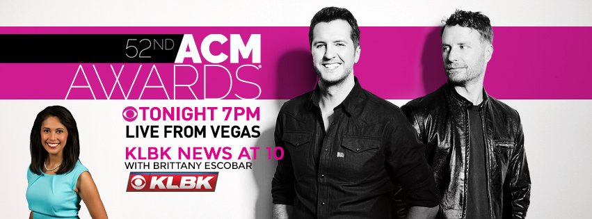 KLBKNews's tweet photo. #KLBKLineups @ACMawards live 2nite #ACMs 7p w @reba @FLAGALine w @backstreetboys @MarenMorris, @DierksBentley @LukeBryanOnline host https://t.co/aV7xt3YoFn