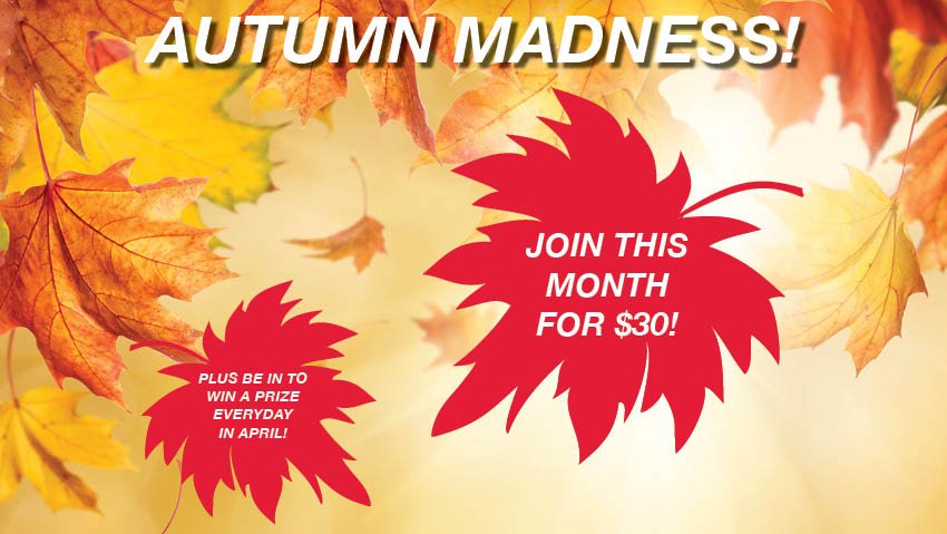 Its never too late to start! Join this month for only $30 plus be in to win a prize everyday in April through our Facebook page!