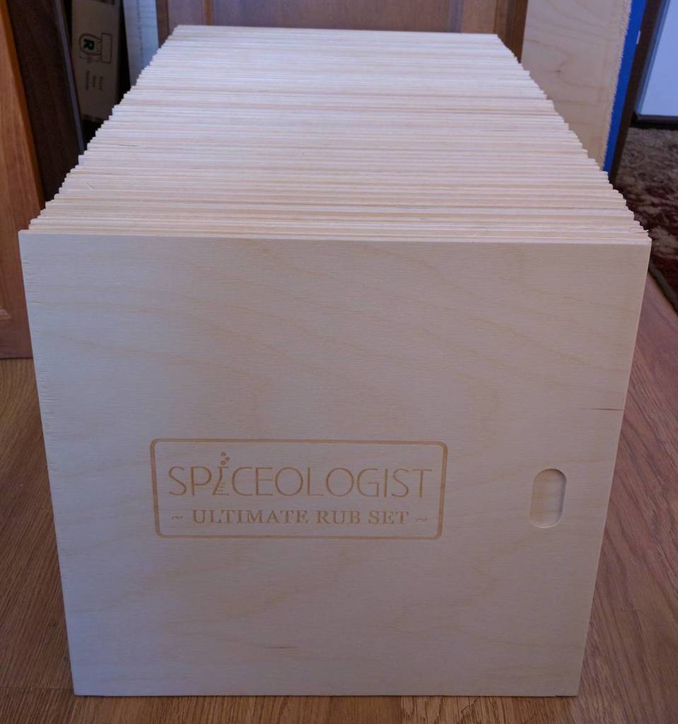tactilelightllc's tweet photo. 70 lids for @spiceologist #ultimaterubset all done! These are destined for @williamssonoma. #lasercut #laserengrav… https://t.co/zOpUnfAxkj https://t.co/f0iyH4MNA7