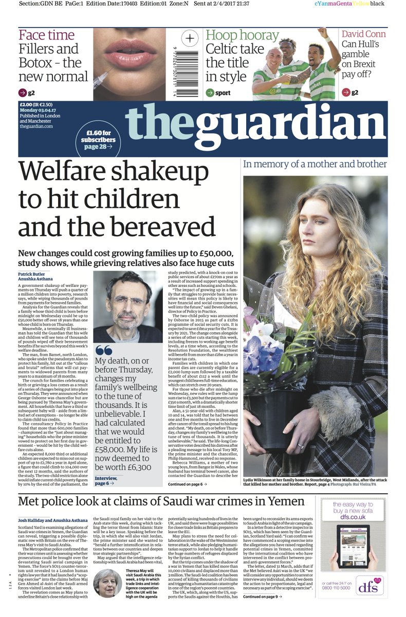 Image result for the guardian welfare