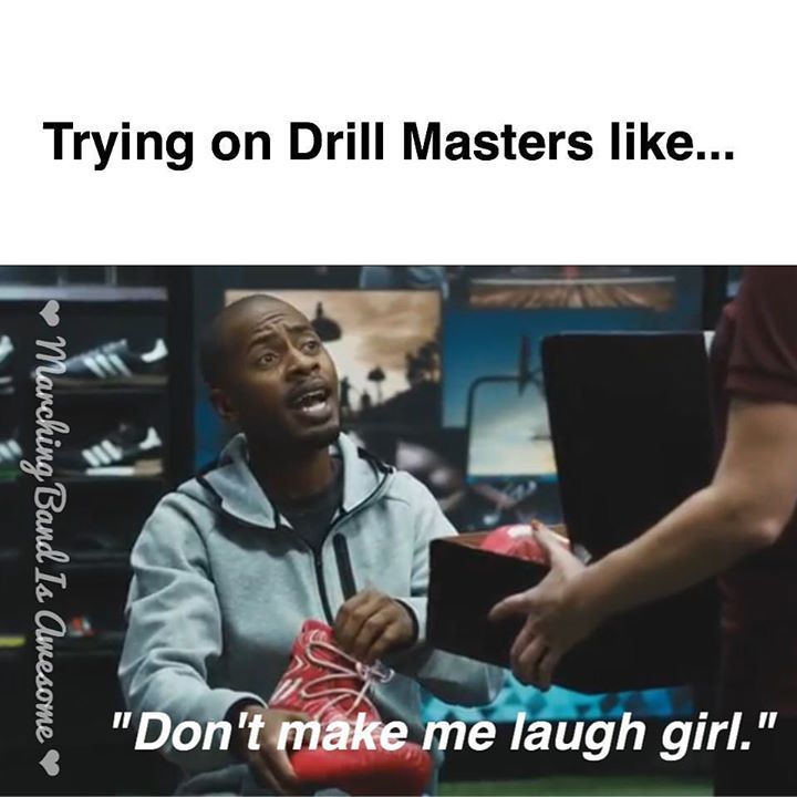 RollSteppin's tweet image. Are you sure you&apos;re not a size 9? #drillmasters