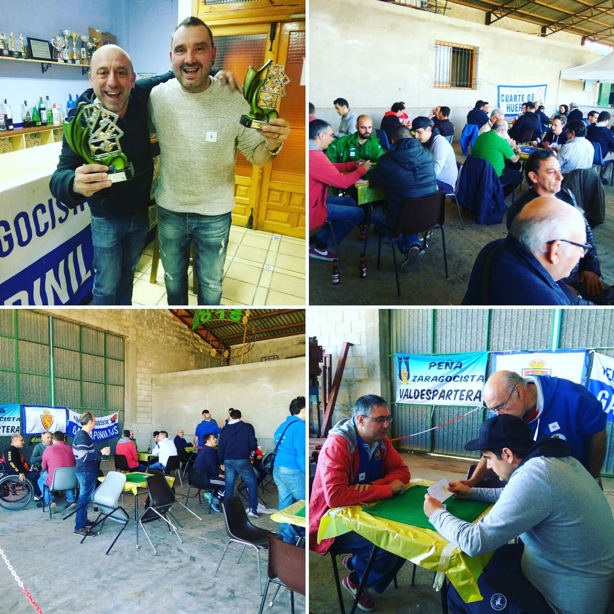 Reportaje​ del mundial de guiñote de peñas del Real Zaragoza celebrado en <a href="/PZGarrapinillos/">PZGarrapinillos</a>. Las parejas locales, intratables. Gran ambiente!