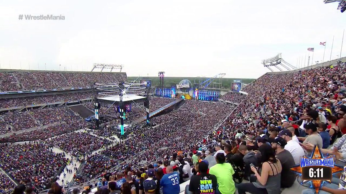 WWE (@wwe) on Twitter photo We are just over FIVE MINUTES AWAY from #WrestleMania, streaming LIVE on <a href="/WWENetwork/">WWE Network</a> at 7e/4p! We are just over FIVE MINUTES AWAY from #WrestleMania, streaming LIVE on <a href="/WWENetwork/">WWE Network</a> at 7e/4p!