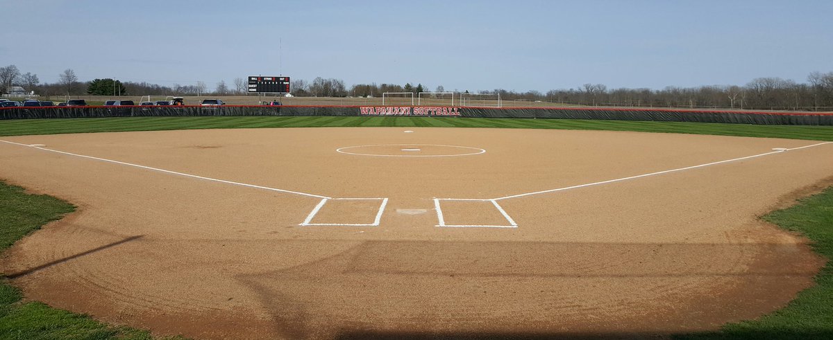 WapSoftball's tweet photo. The Field is Ready to Play!
#FirstGameTomorrow https://t.co/SNv1bMnrBp