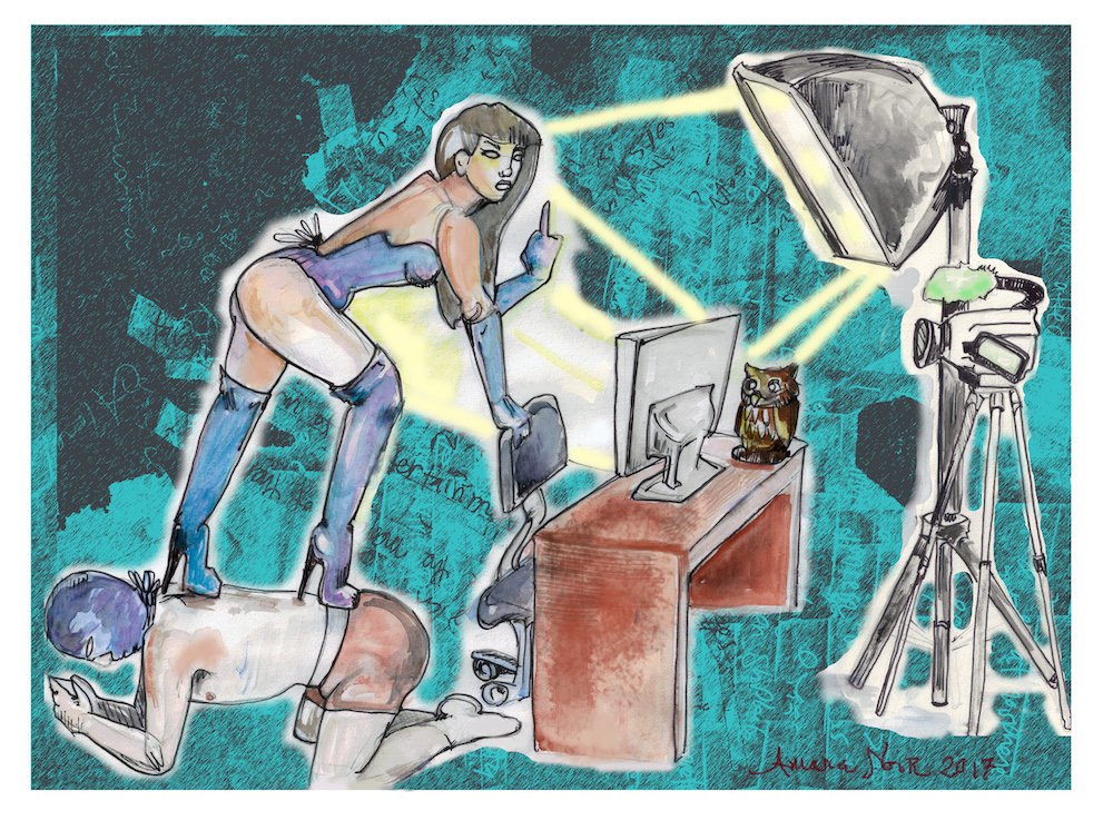 AmaraNoir's tweet photo. Multi tasking #DommeLife illustration. ππ’πββπ₯π²π»π΅ #femdom #fetishporn #model #producer #camgirl #reallifebitch https://t.co/sjFM9XcZmz