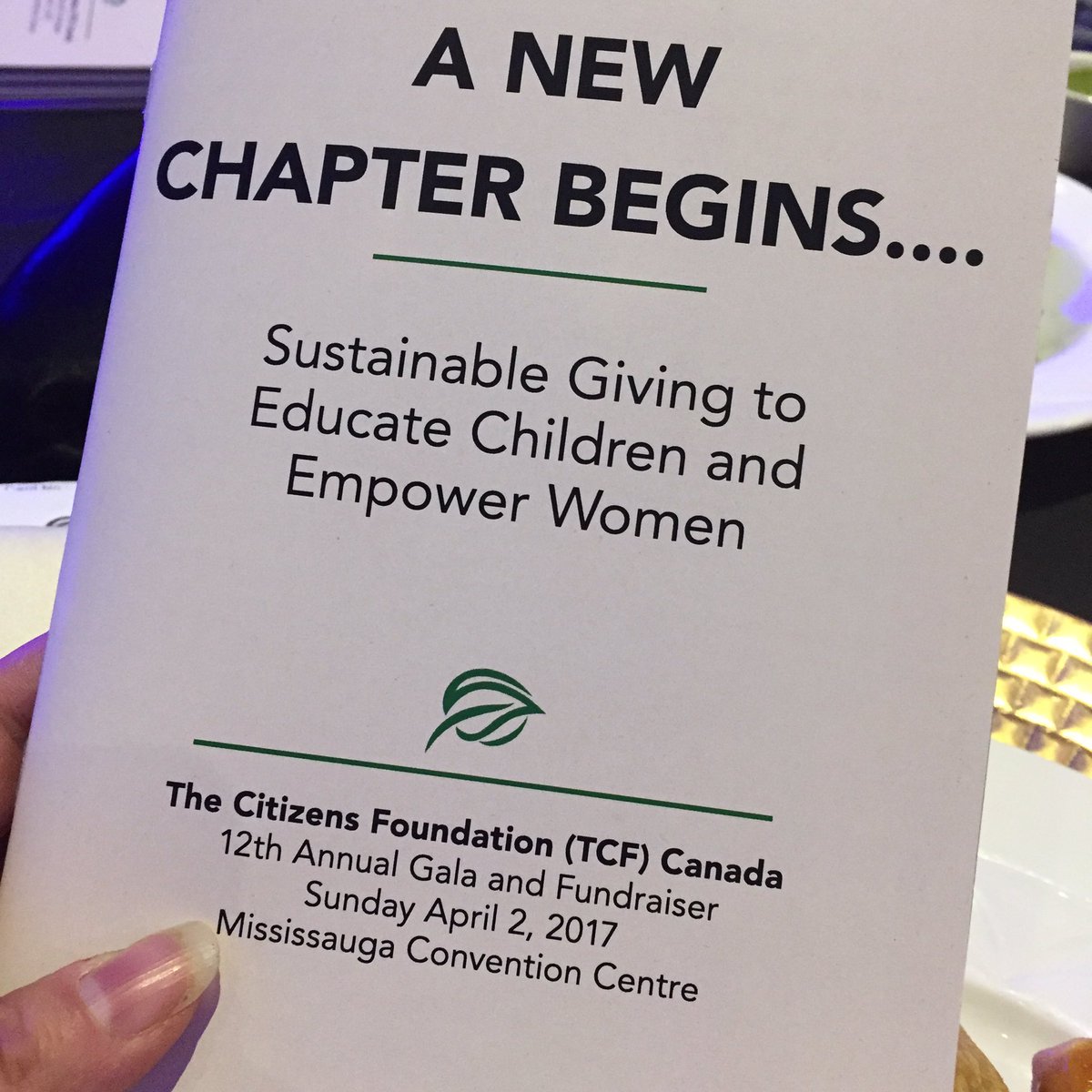 RasheedaQureshi's tweet photo. So pleased to support @TCFCan! They do GREAT work as they #EducateChildren &amp; #EmpowerWomen in Pakistan. #Proud #Inspiring https://t.co/vsD5SrjPHy