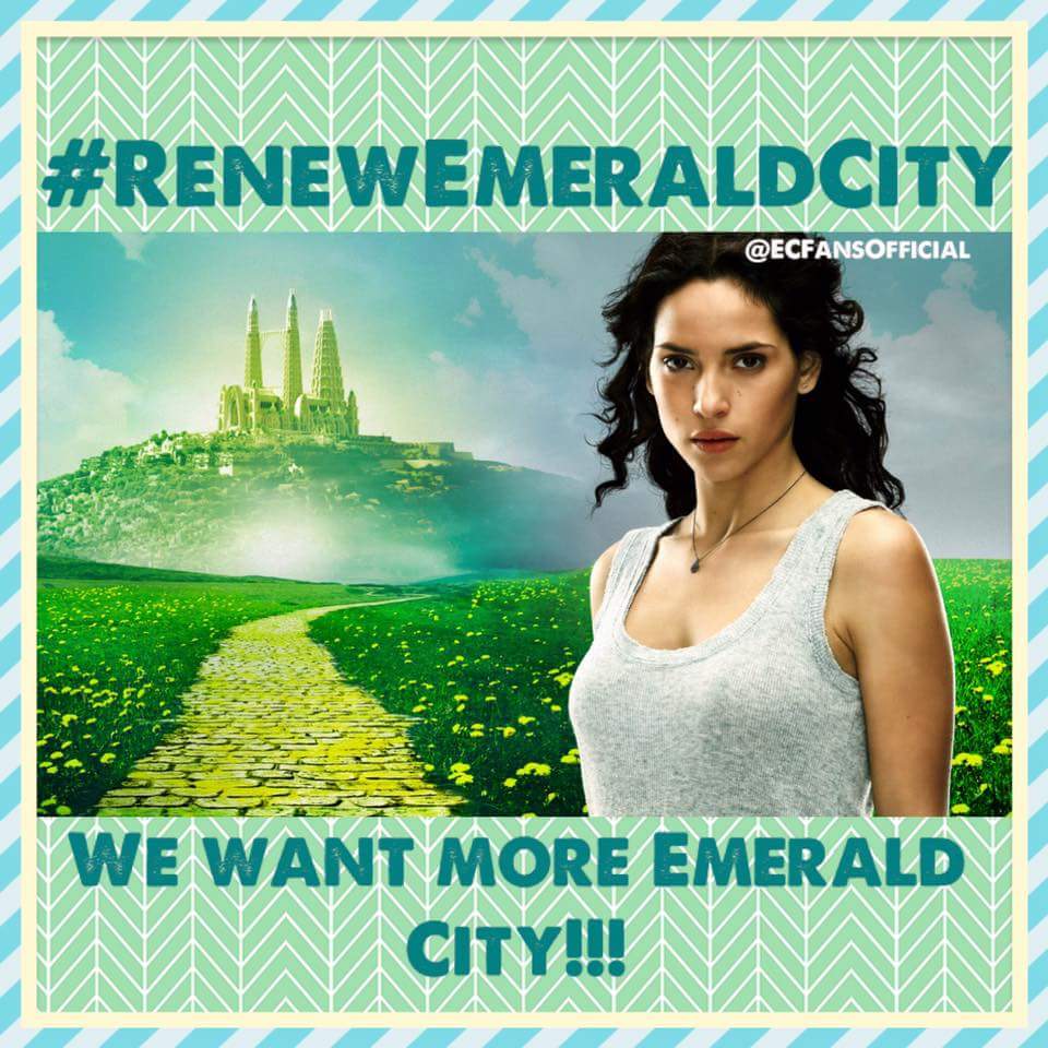piscesdancer13's tweet photo. #RenewEmeraldCity, #nbcemeraldcity, #ojacksoncohen, 
Love this amazing show best in a long time, fans love it give it a better time slot. https://t.co/Y3ir11ZJYH