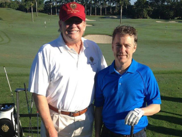 Rand Paul golfs with Trump, makes progress on repealing ObamaCARE