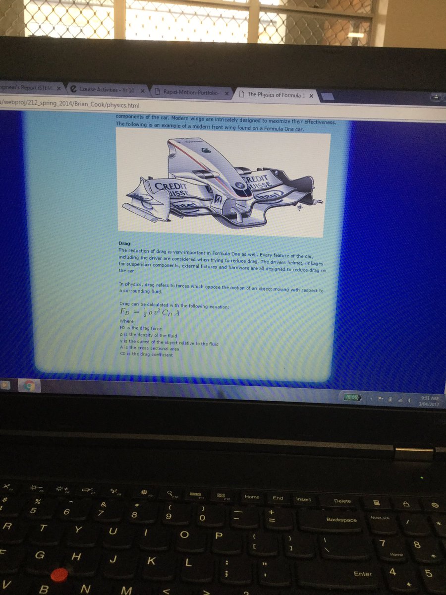 patelro104's tweet photo. Learning principles and concepts in F1 cars #pmhstem #Velocity5 https://t.co/AGr4QNCDQ5