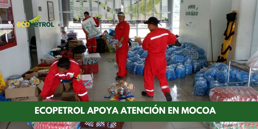 ECOPETROL_SA's tweet photo. #MocoaSomosTodos Trabajadores de Orito, Neiva y Bogotá se unieron para recolectar alimentos y donaciones a través de la Fundación GE https://t.co/mu1SdqzmsX