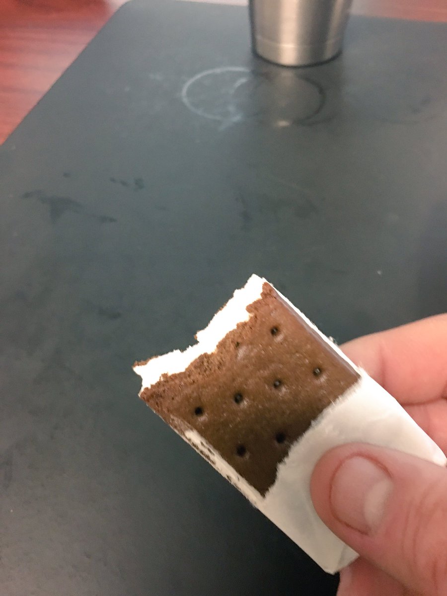 AlanMcdurmon's tweet photo. Diet ice cream sandwich?? https://t.co/4M3rq9BcCR