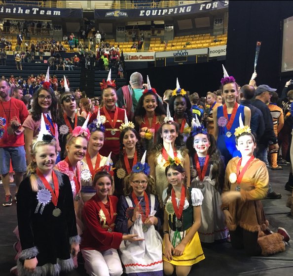 POMCBand's tweet photo. Congratulations to our guards for being named Open Class gold medalists, Class AAA gold medalists, and Cadet B Class silver medalists! https://t.co/sdyRgrYZSj