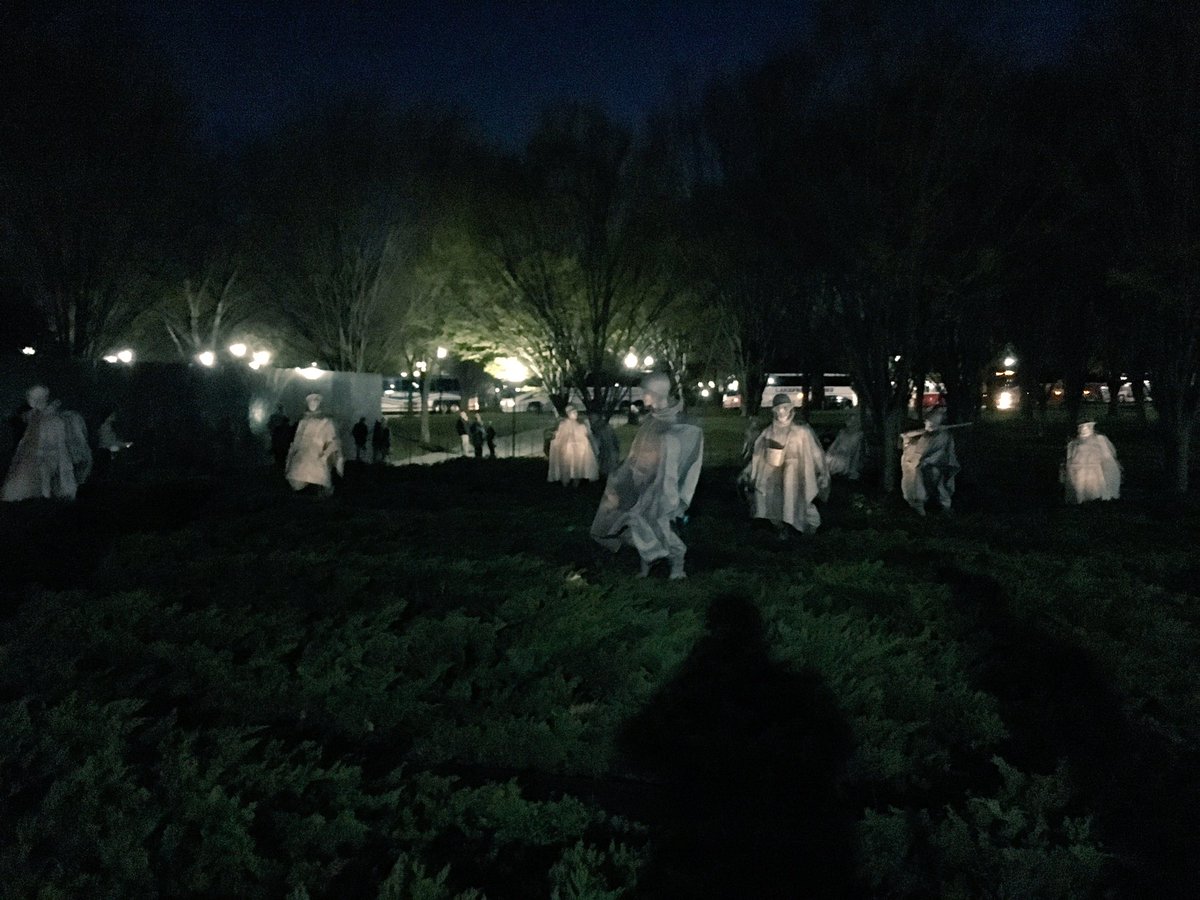 PHS2DC's tweet photo. Korean War Memorial https://t.co/gjazEOrEGH