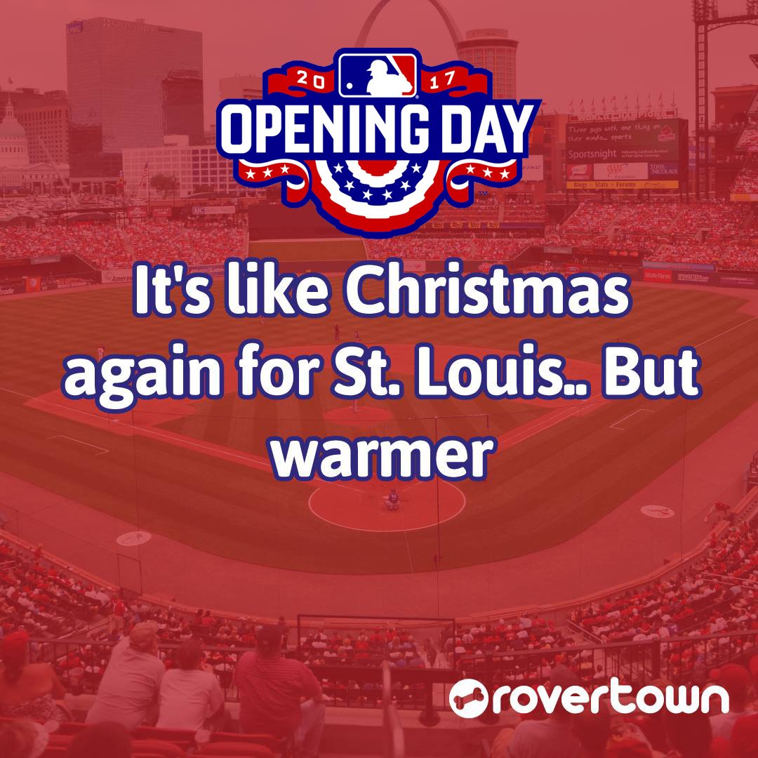 Happy Opening Day for RoverTown Cardinals &amp; Cubs Fans! Check out our Student Discount Tickets now! #OpeningDay rovertown.com/Saint+Louis+Co…
