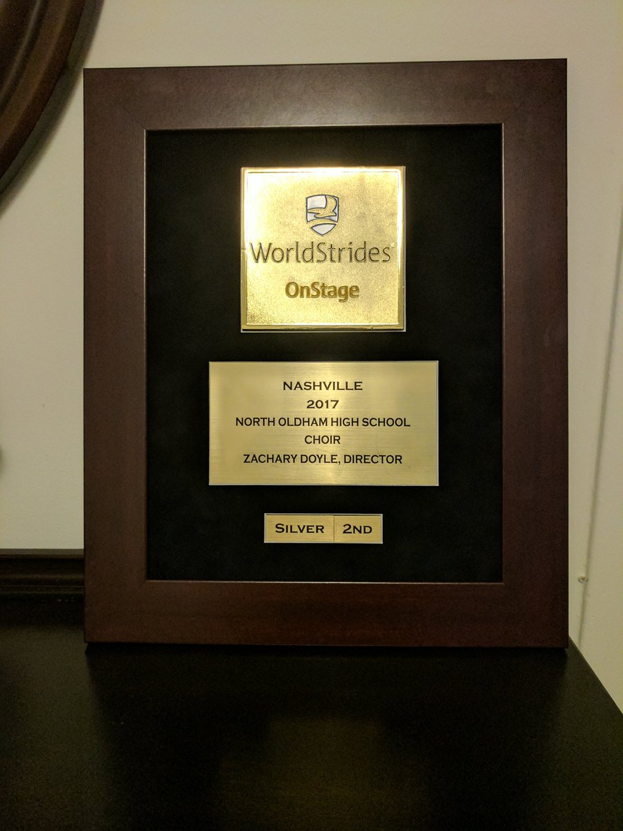 NOHSChoirs's tweet photo. #nailedit #2ndplace #nohsinnash https://t.co/gc4Rk3bZam